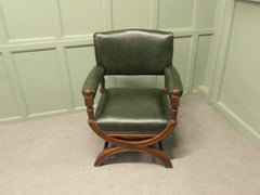 A Handsome Piece, 19th Century X Framed Desk Chair