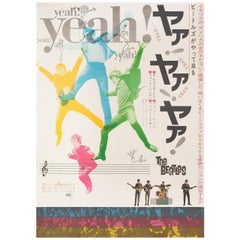 A Hard Day's Night 1964 Japanese B2 Film Poster