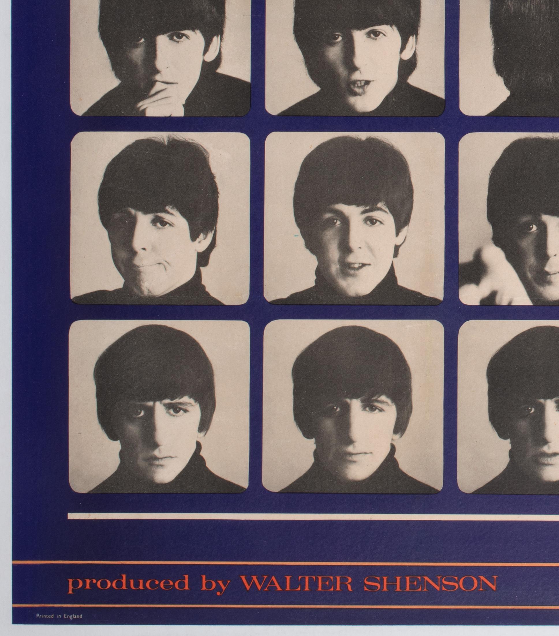 Linen A Hard Day's Night 1964 UK Quad Film Poster, THE BEATLES
