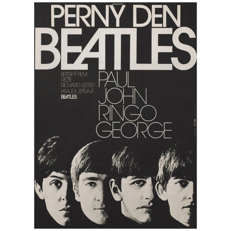 A Hard Day S Night Perny Den Film Poster At 1stdibs A Hard Day S Night Perny Den Film Poster At 1stdibs
