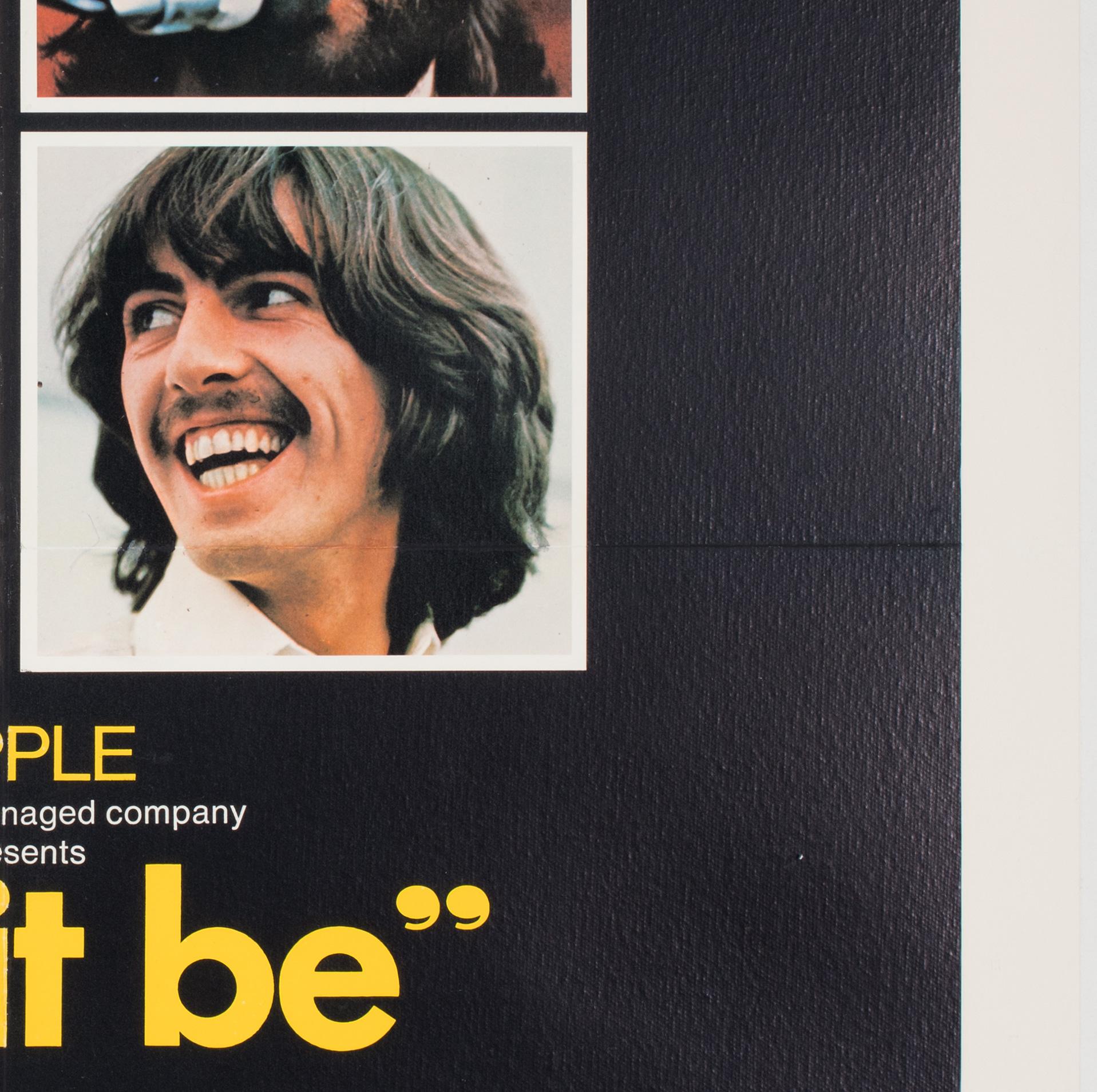 20th Century Let It Be The Beatles 1970 US 1 Sheet Film Poster For Sale