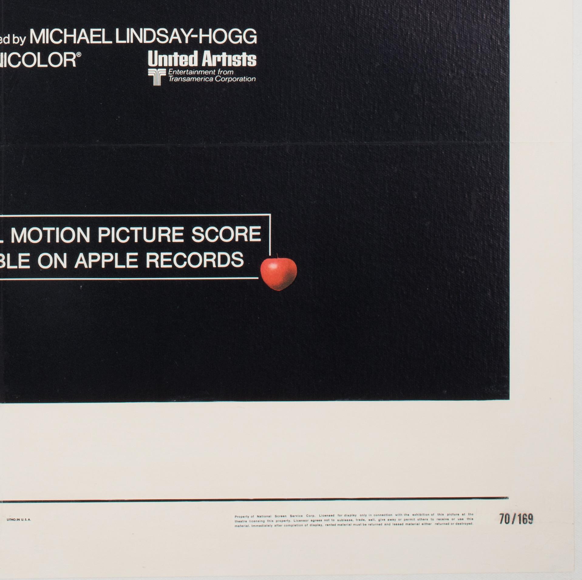 Let It Be The Beatles 1970 US 1 Sheet Film Poster For Sale 1