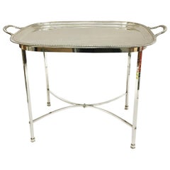 Harrison Brothers & Howson English Silver-Plated Tea Table, ca 1900
