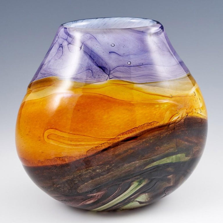 Harvest Moon Vase by Siddy Langley For Sale at 1stDibs