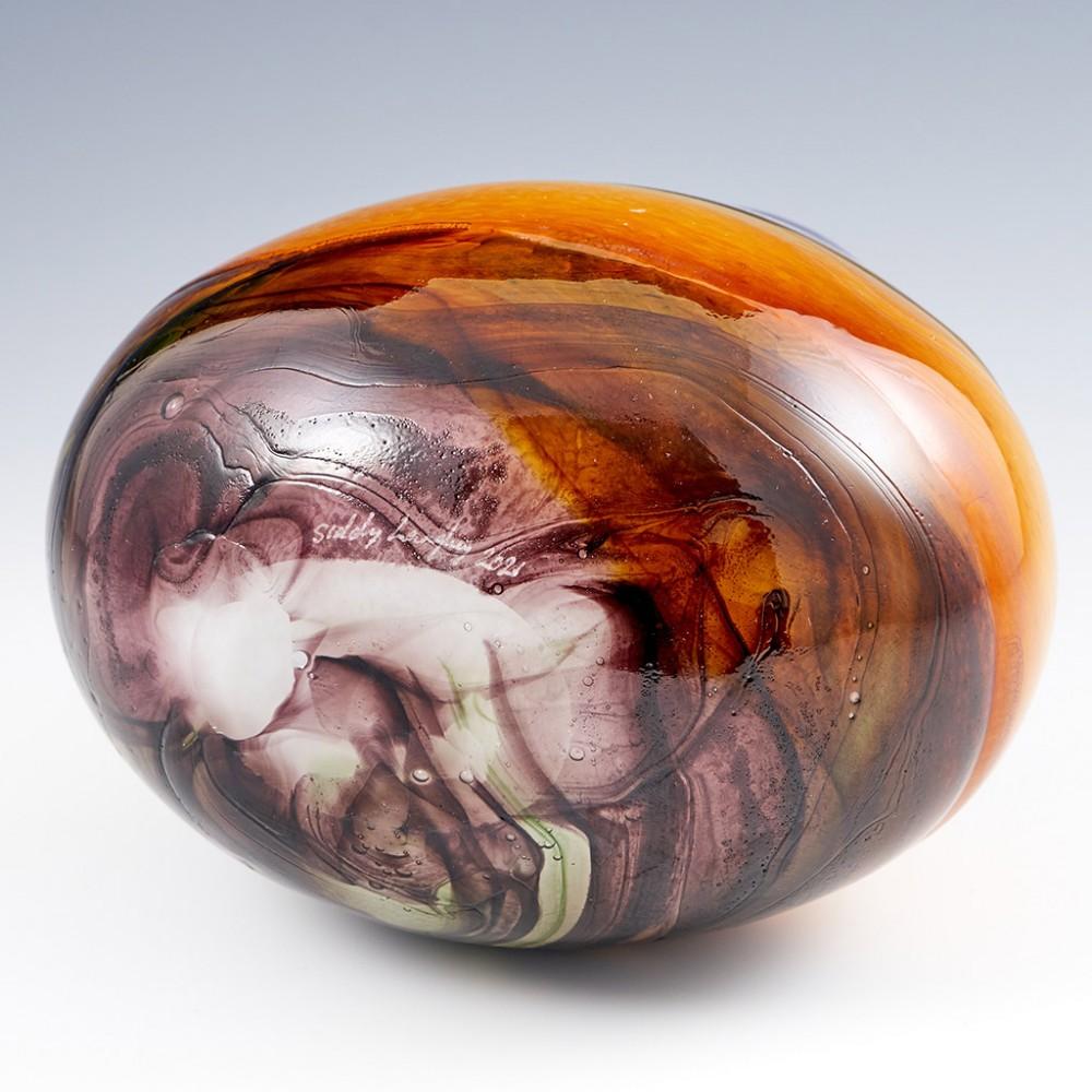 Glass Harvest Moon Vase by Siddy Langley