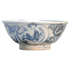 Antique A Hatcher Cargo shipwreck Late Ming period Chinese Porcelain Bowl Figure