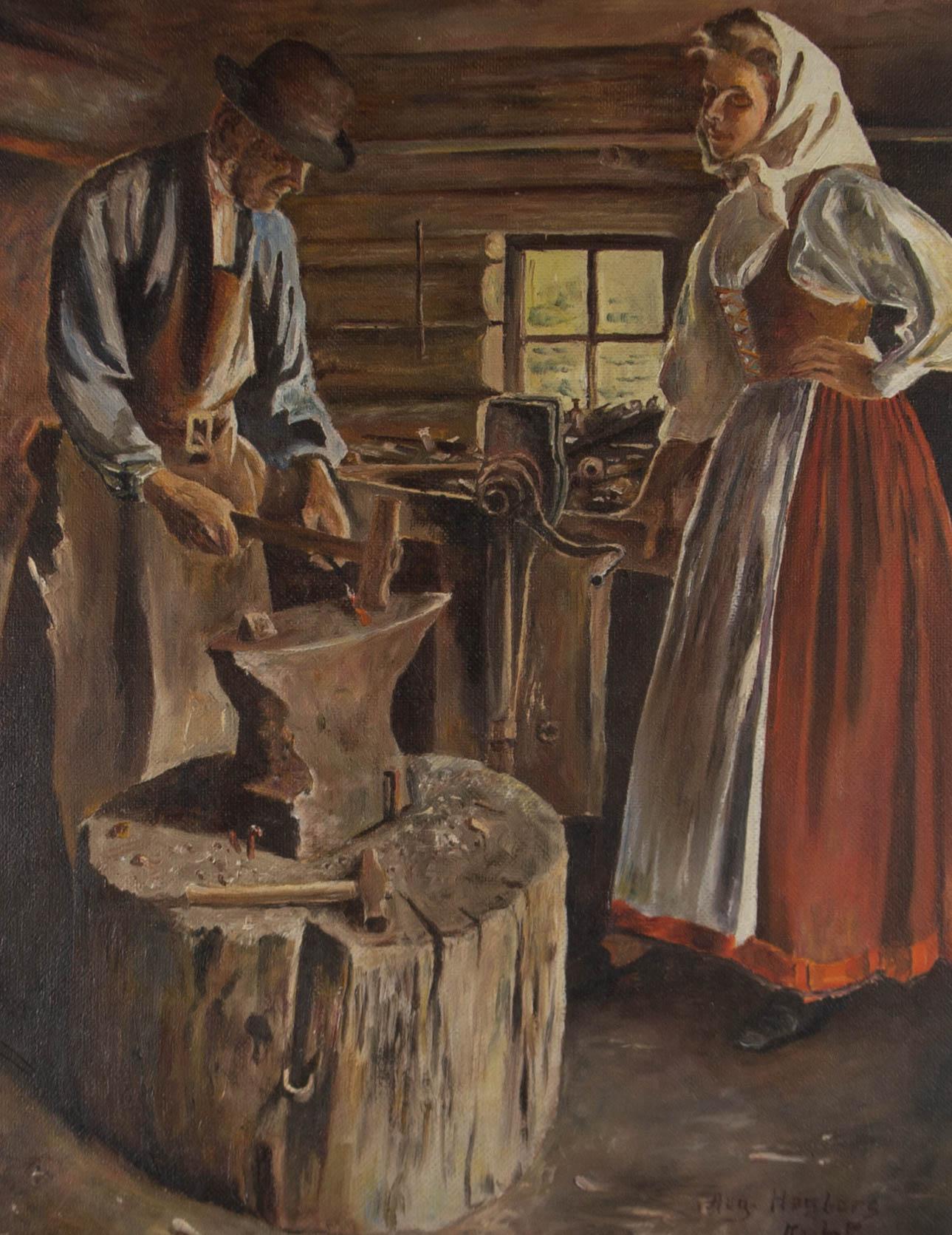 the blacksmith painting