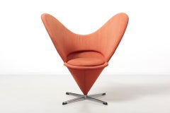 A Heart Cone Chair - Verner Panton