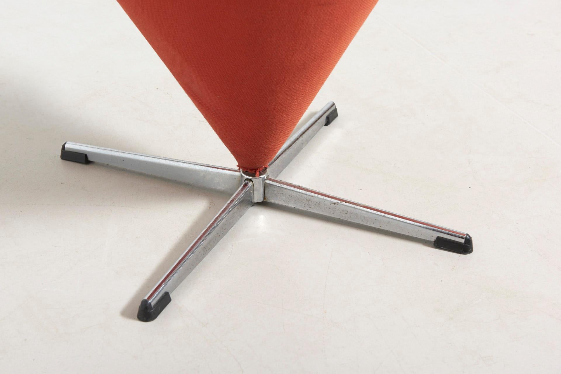 Chaise conique en forme de cœur - Verner Panton Bon état - En vente à Antwerpen, BE