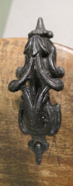 A Heavy Victorian Iron Door Knocker This is a classic Victorian door knocker