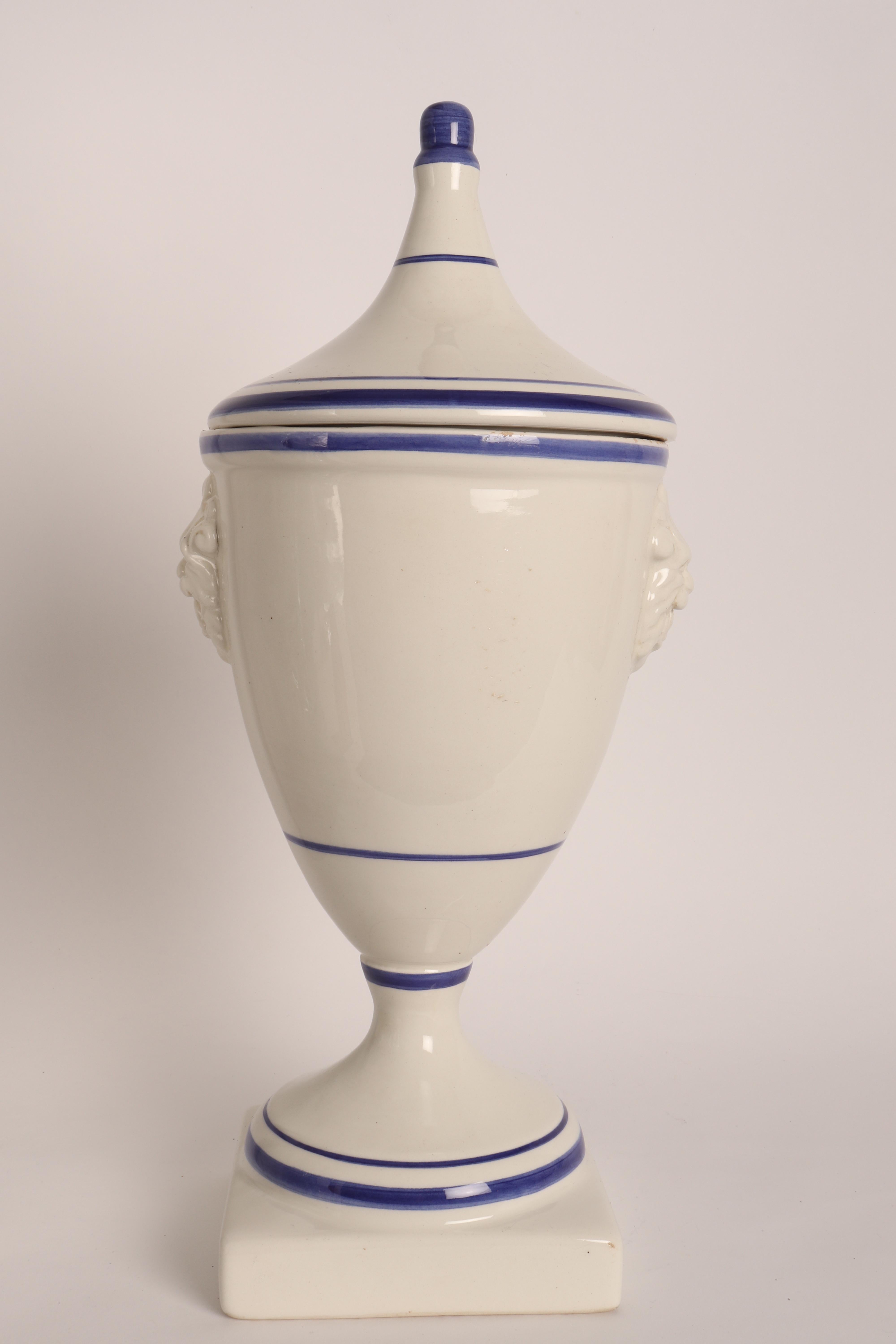Herbalist Pharmacy Ceramic Jars, Italy, 1890 For Sale 1