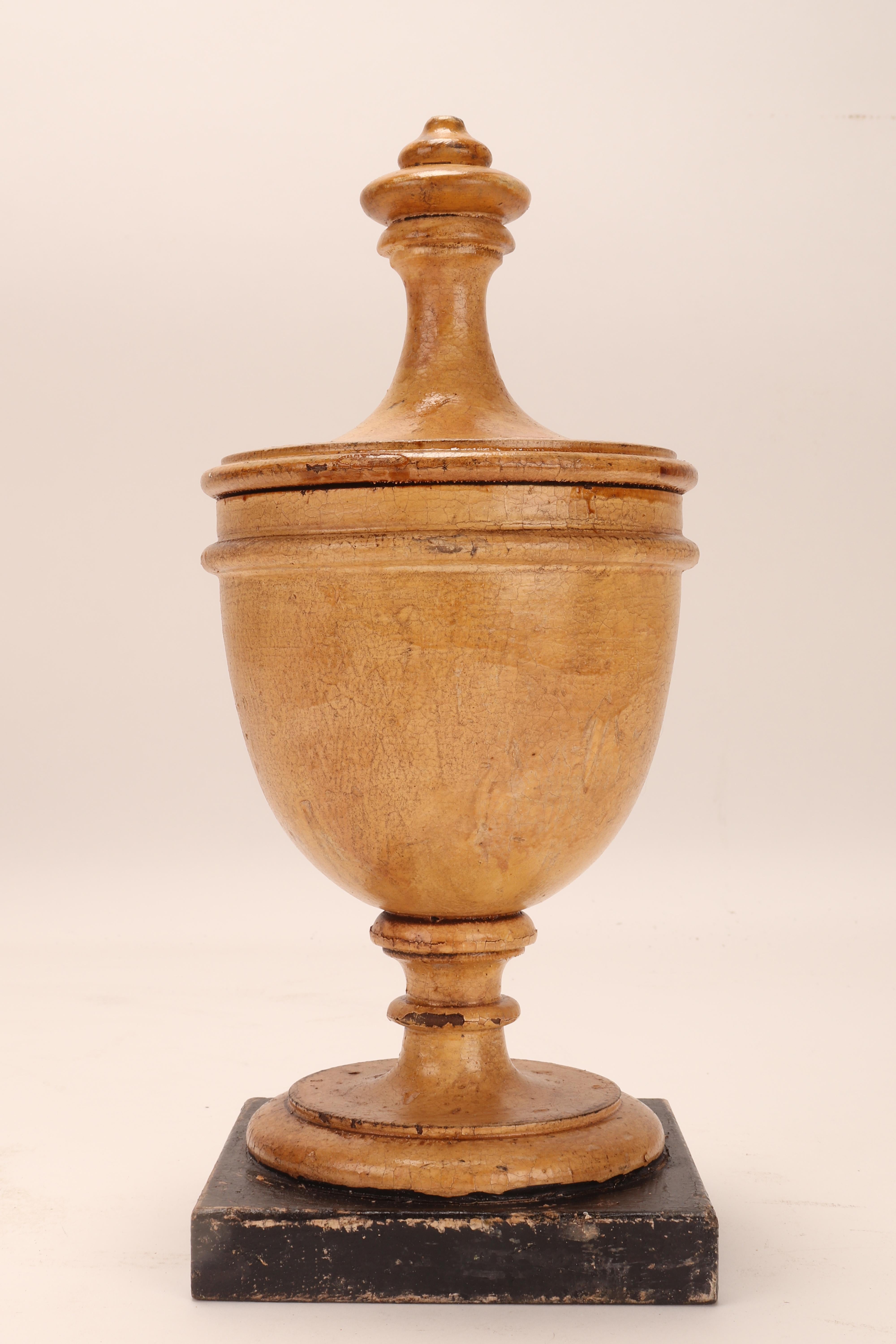 Herbalist Pharmacy Wooden Jars, Italy 1870 For Sale 4