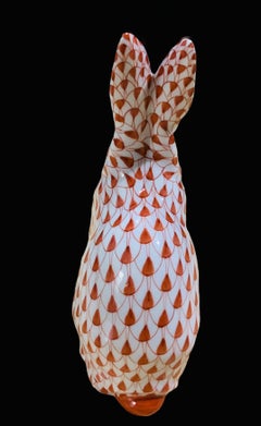 Herend Porcelain Hand Painted Small Rabbit