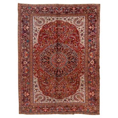 A Heriz Rug circa 1930.