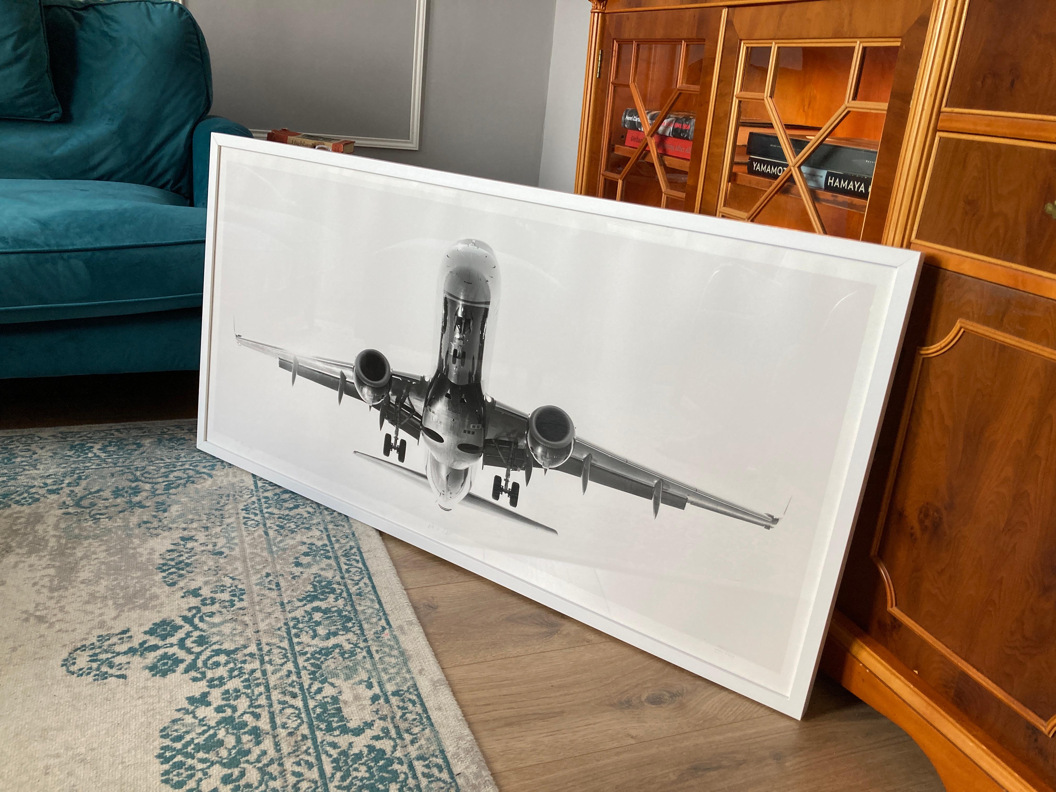 Écossais A Hermitage - Photographie d'aviation grand format de 4 pieds de large en vente