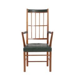 High Back Armchair in Mahogany by Josef Frank for Svenskt Tenn