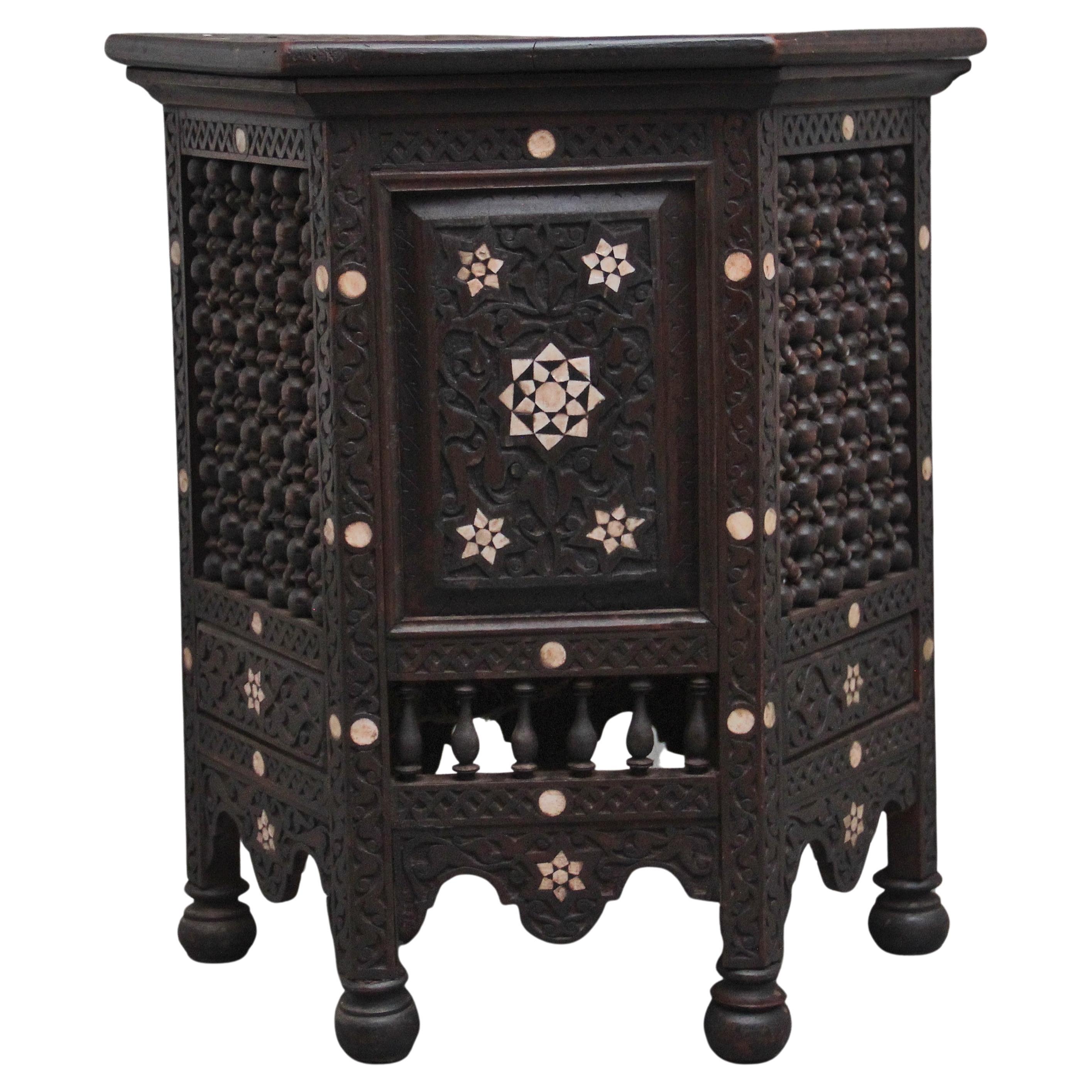A highly decorative 19th Century Moorish occasional table For Sale