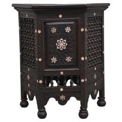 A highly decorative 19th Century Moorish occasional table