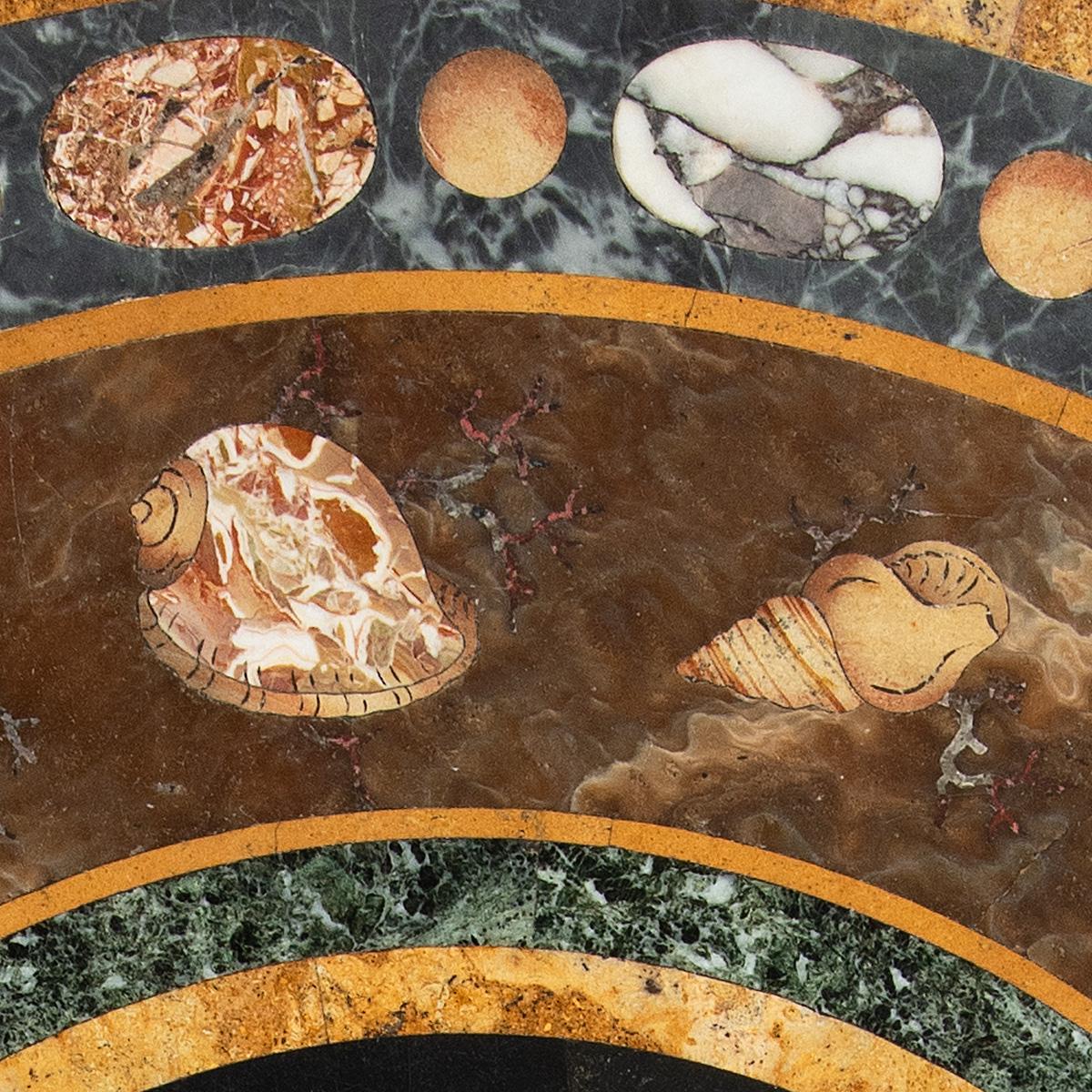 19th Century A Highly Important Documentary Pietra Dura Table Top by Giuseppe Darmanin For Sale