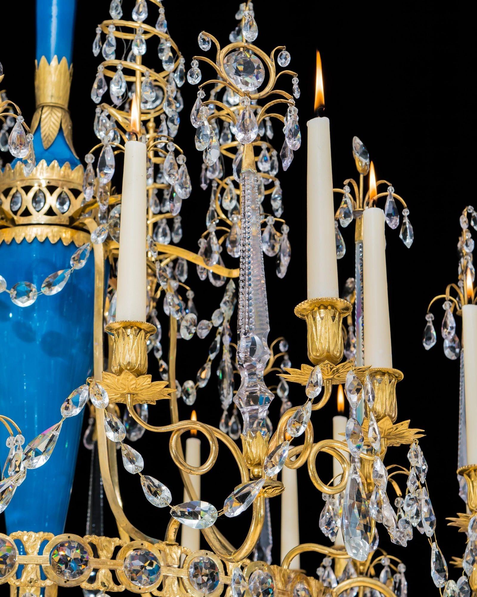 A Highly Important Russian Chandelier Attributed To Johann Zekh For Sale 2