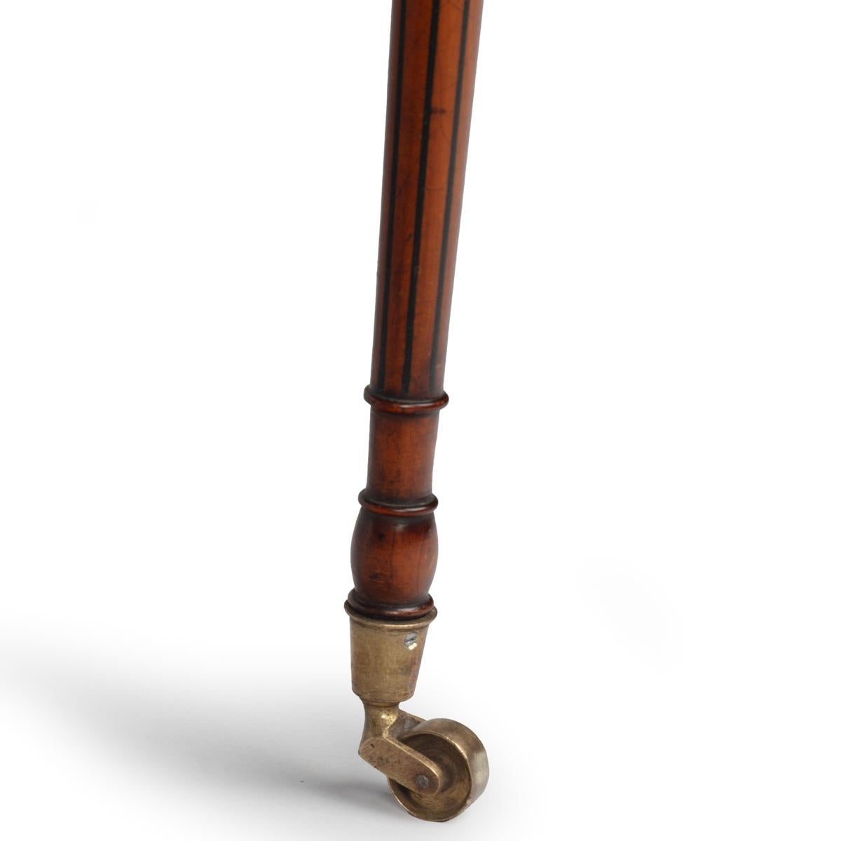 A highly interesting Kingwood regency work table C 1810 For Sale 3