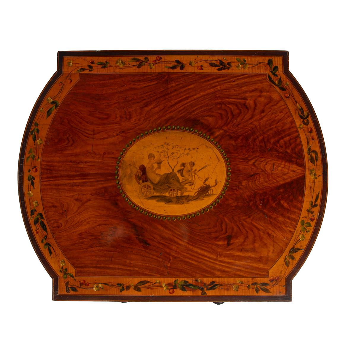 Regency A highly interesting Kingwood regency work table C 1810 For Sale