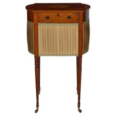 A highly interesting Kingwood regency work table C 1810