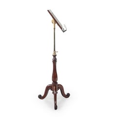 A Highly Sophisticated William IV Mahogany Adjustable Reading Stand/Table