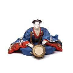 Hina Ningyo Set of Five Female Tsuzumi Percussionists, Edo Period