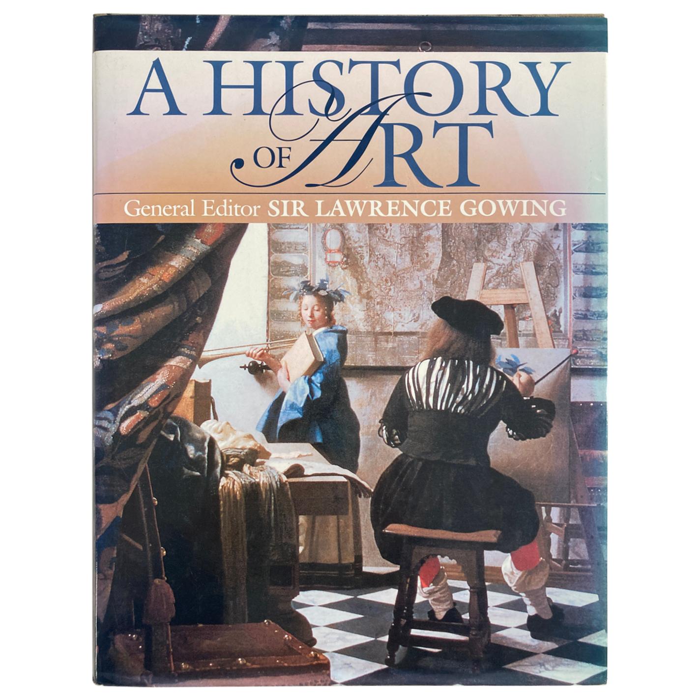 A History of Art de Lawrence Gowing, grand livre de table d'art lourd