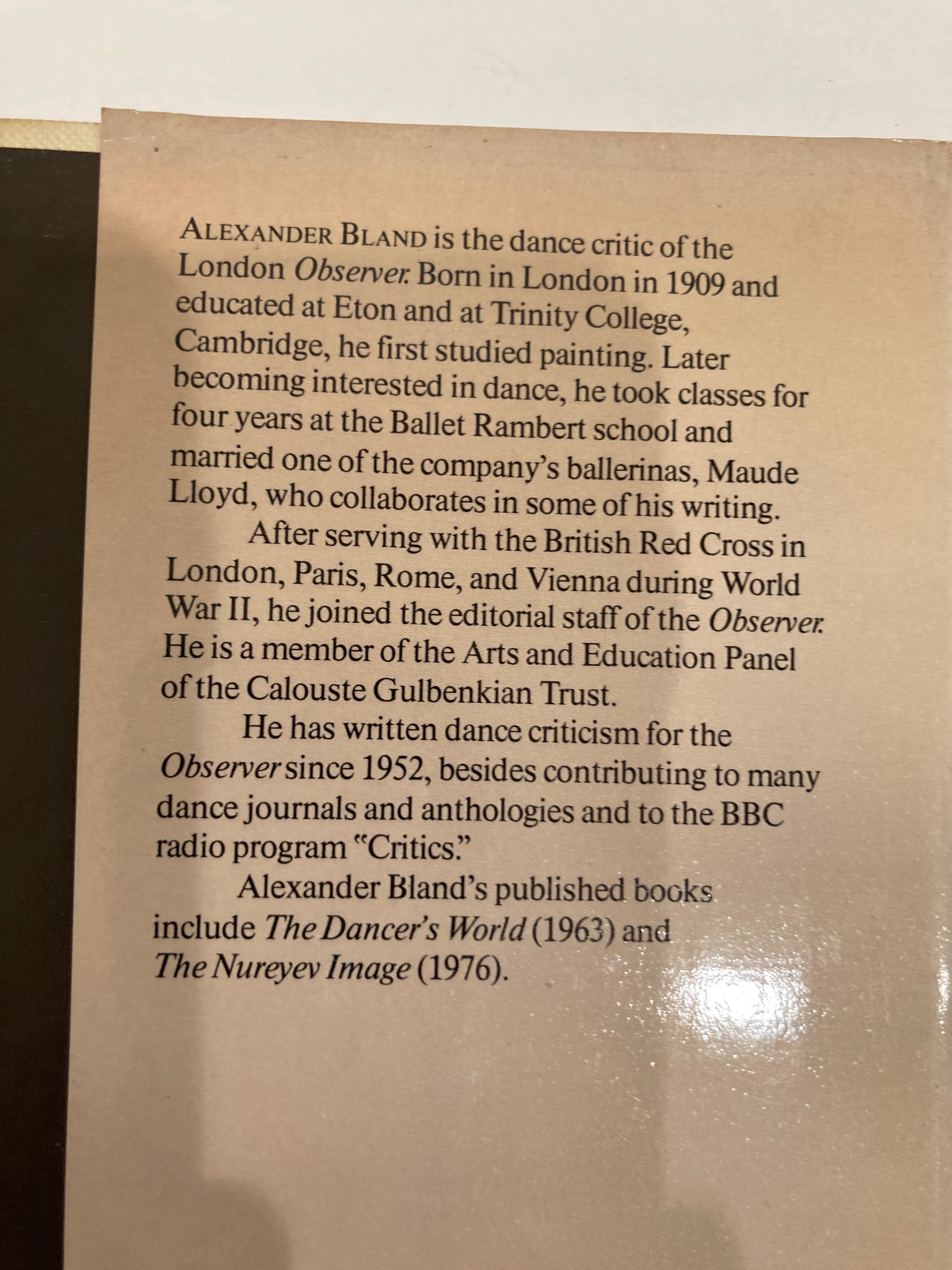 A History of Ballet and Dance in the Western World Book by Alexander Bland For Sale 4