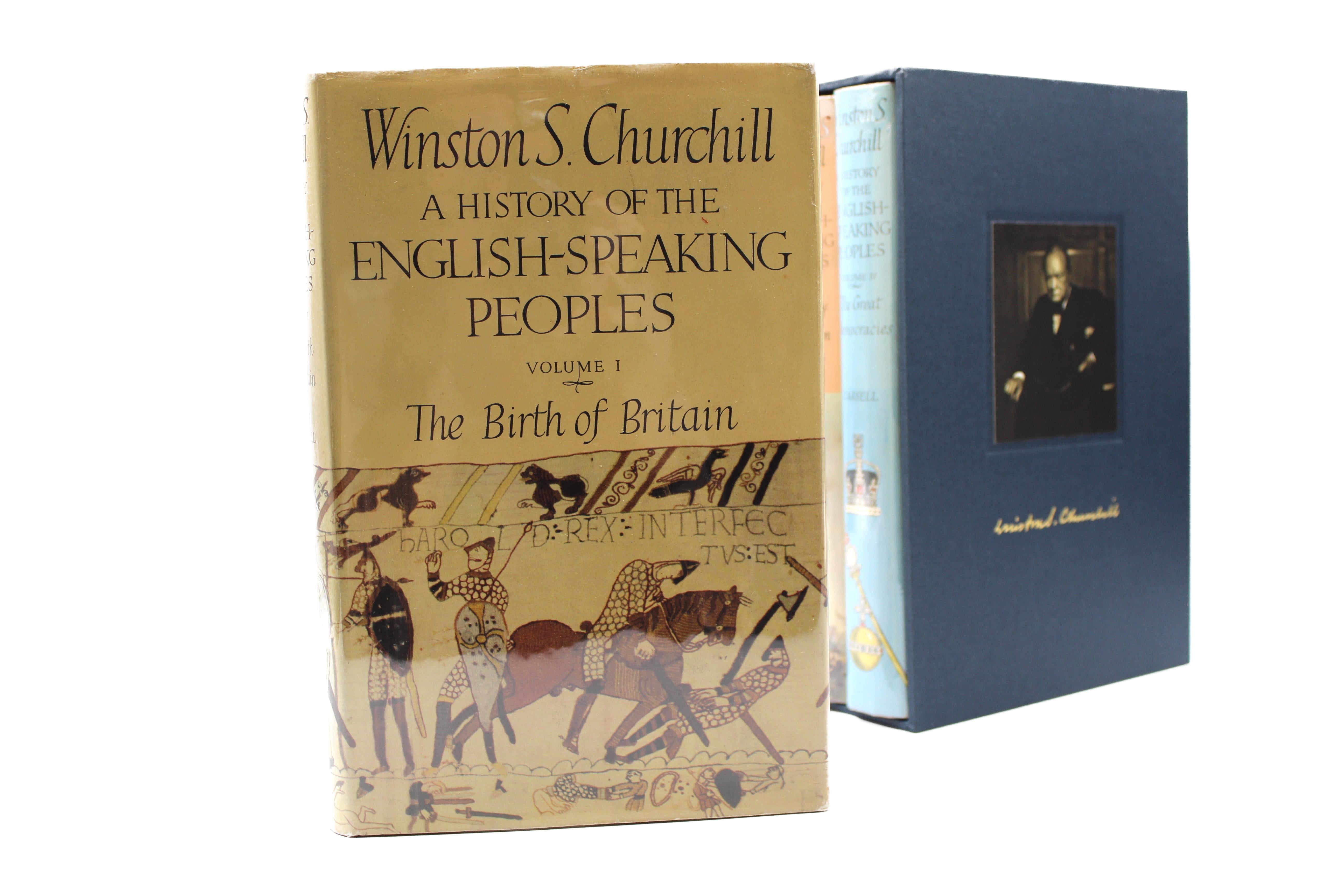 Mid-20th Century A History of the English-Speaking Peoples by Winston Churchill, First Edition