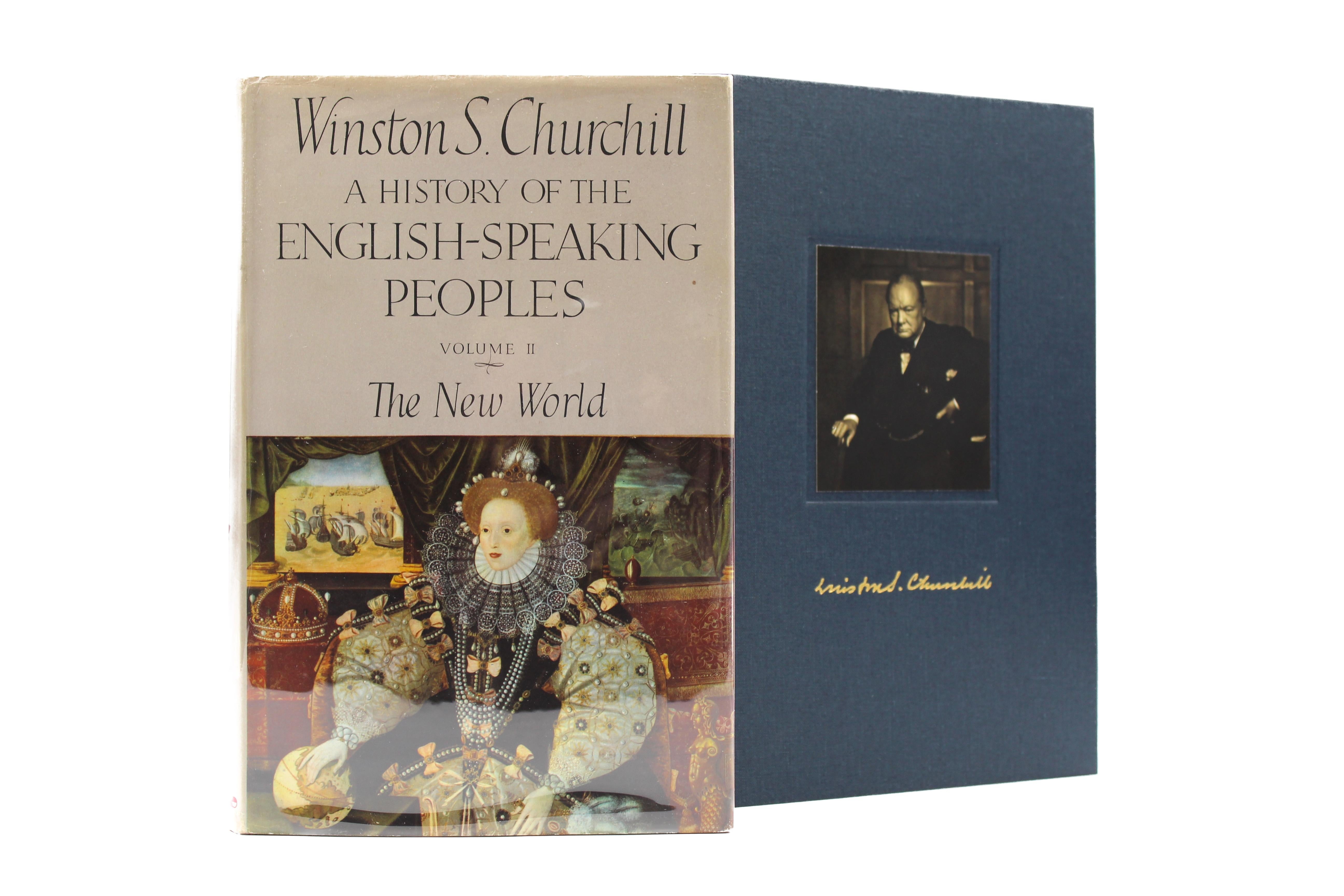 Paper A History of the English-Speaking Peoples by Winston Churchill, First Edition