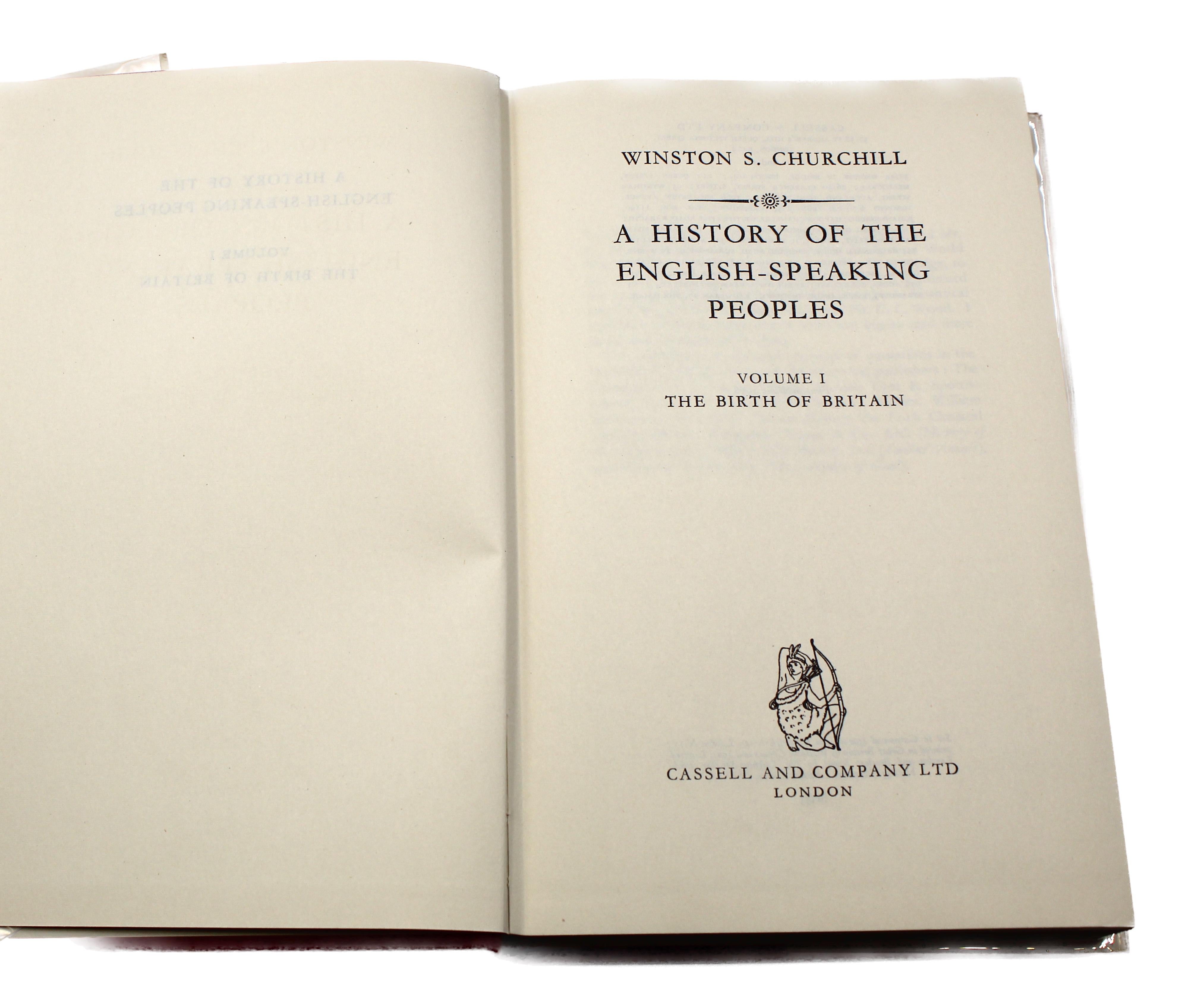 A History of the English-Speaking Peoples by Winston Churchill, First Edition 3