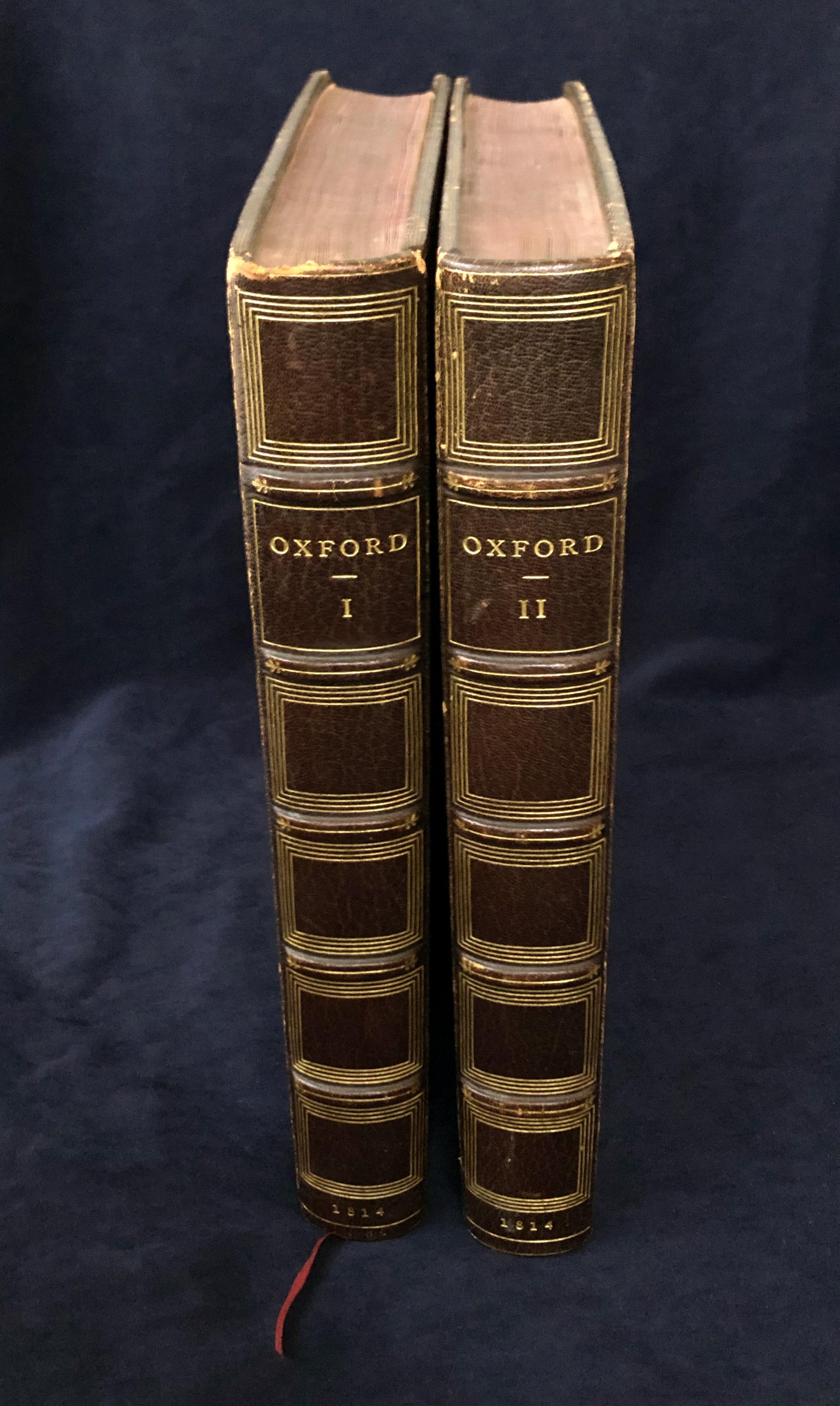 Première édition. En deux volumes Quarto, avec de nombreuses illustrations en couleur. 

Londres : R. Ackermann, imprimé par L. Harrison & J.C. Leigh, 1814. 
13 x 10.63 in. (330 x 270 mm). vol. 1 : xxvi, 275, vi ; vol. 2 : iv, 262, vi. Demi-titres,