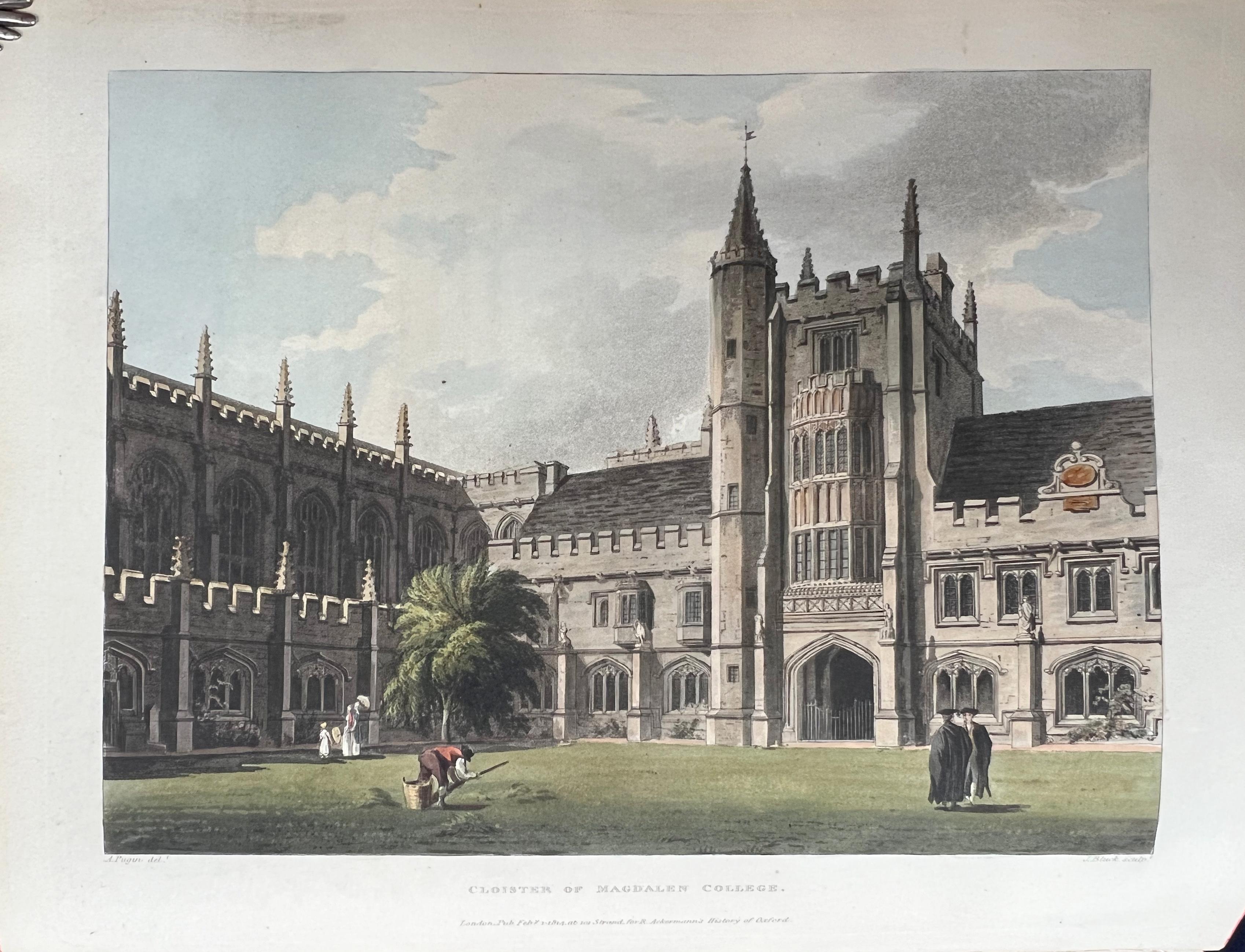 Leather A History of the University of Oxford, its Colleges, Halls, and Public Buildings For Sale