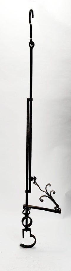 A hook (pothook) for suspending a pot over the fire, Japan 1800.