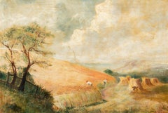 Naturalistic British painter - 1913 dated landscape painting - Oil on canvas 