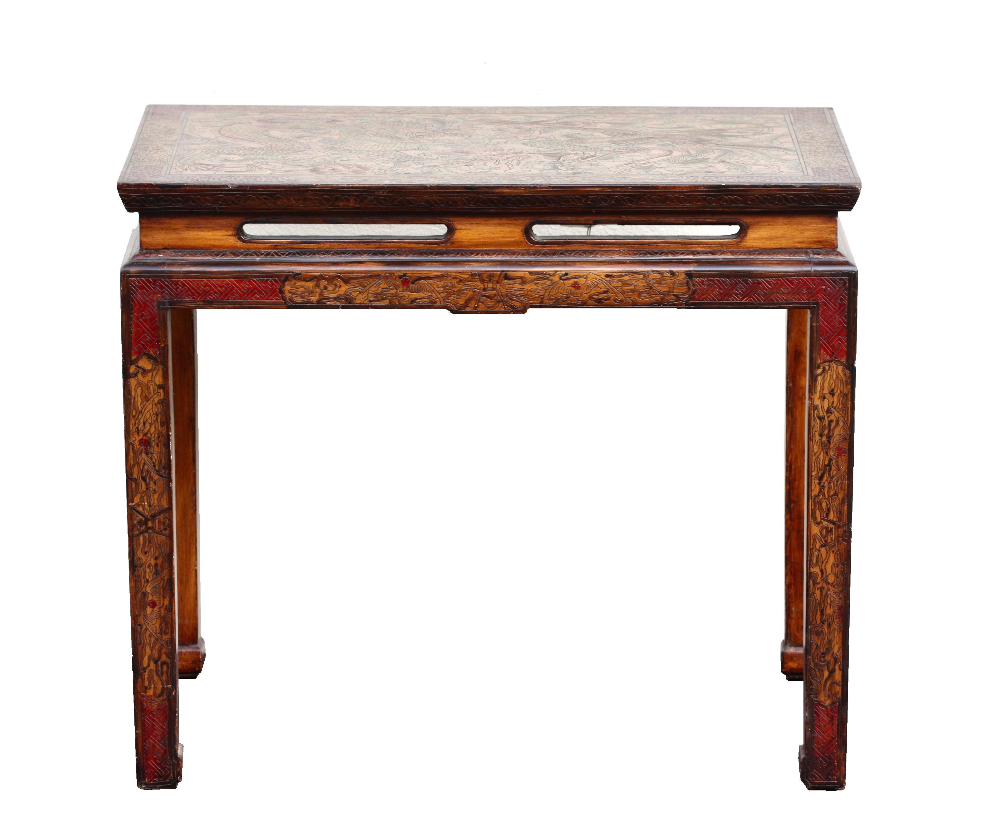 Huanghuali Style Table, Chinese, Qing Dynasty, 19th Century For Sale 1