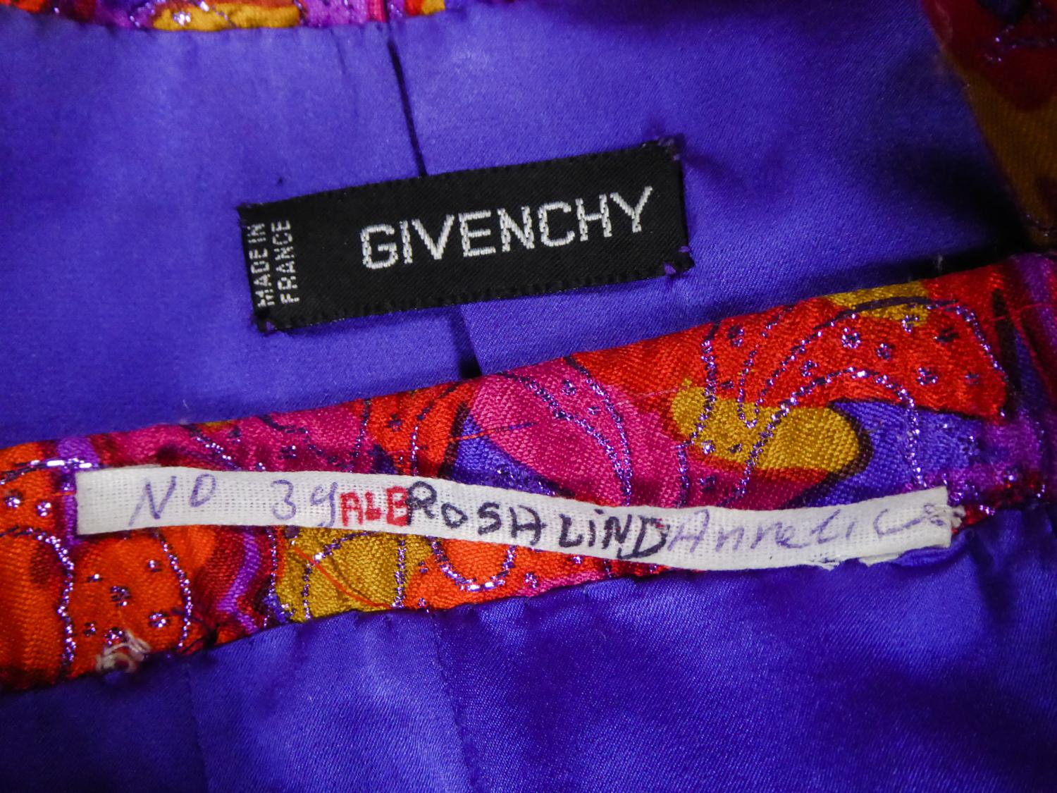 Pink A Hubert de Givenchy Couture Catwalk show Skirt and Jacket Suit Circa 1982 For Sale
