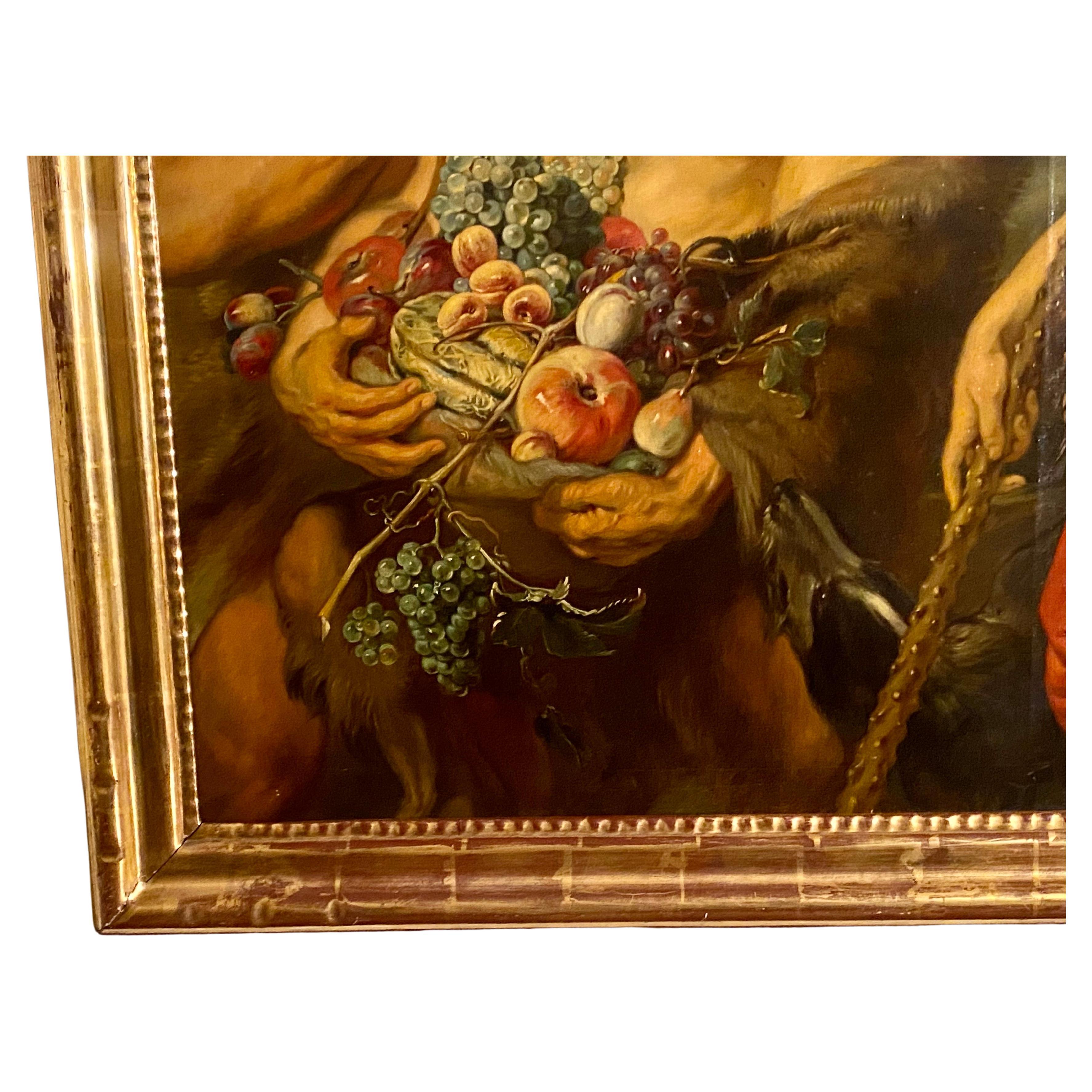 A Huge Antique Painting after Peter Paul Rubens, Circa 19th Century In Excellent Condition For Sale In London, GB
