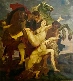 A Huge Antique Painting after Peter Paul Rubens, Circa 19th Century