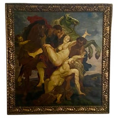 A Huge Antique Painting after Sir Peter Paul Rubens, Circa 19th Century