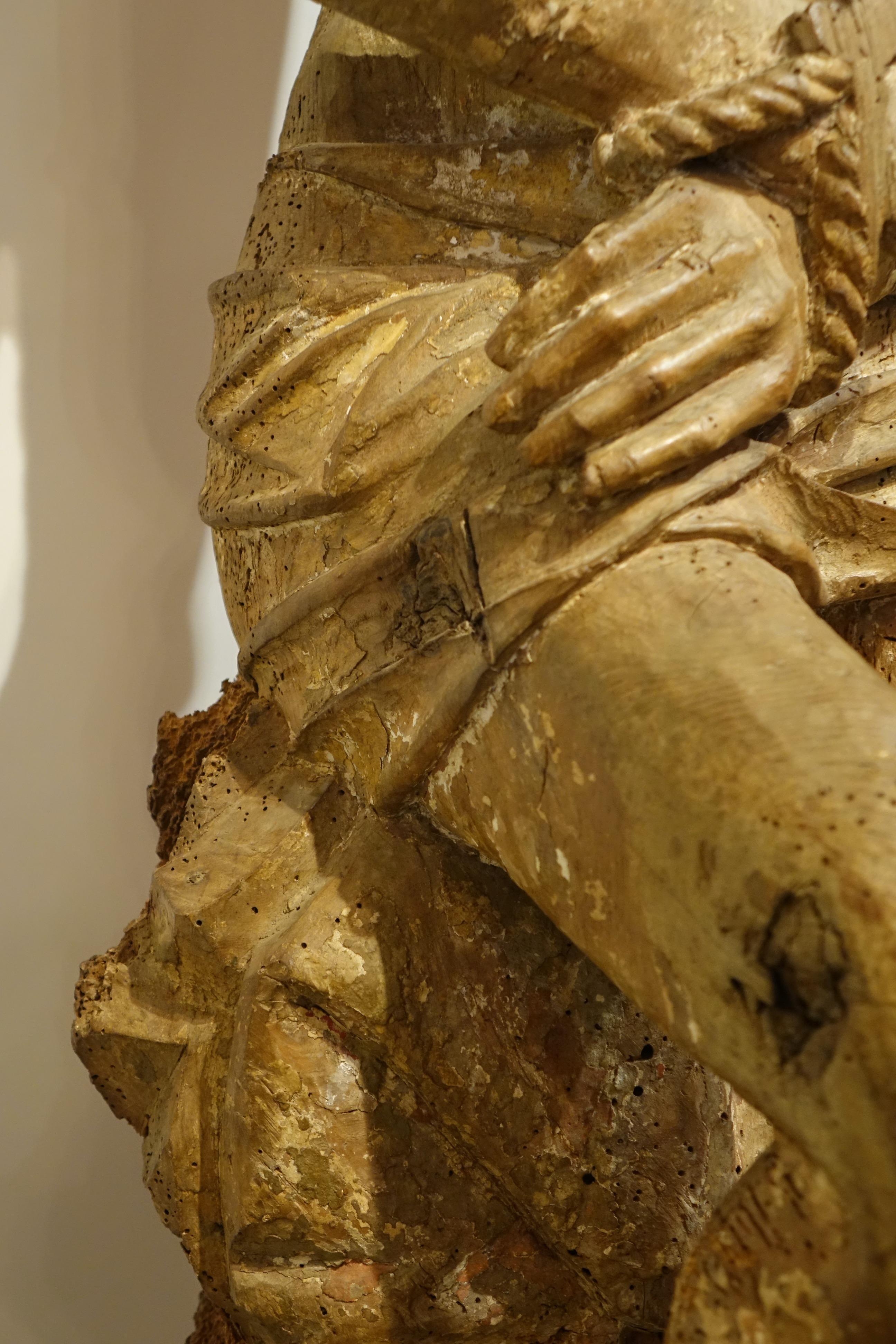 Fino al XVIII secolo Un enorme Cristo della pietà, Normandia, 1480 circa in vendita