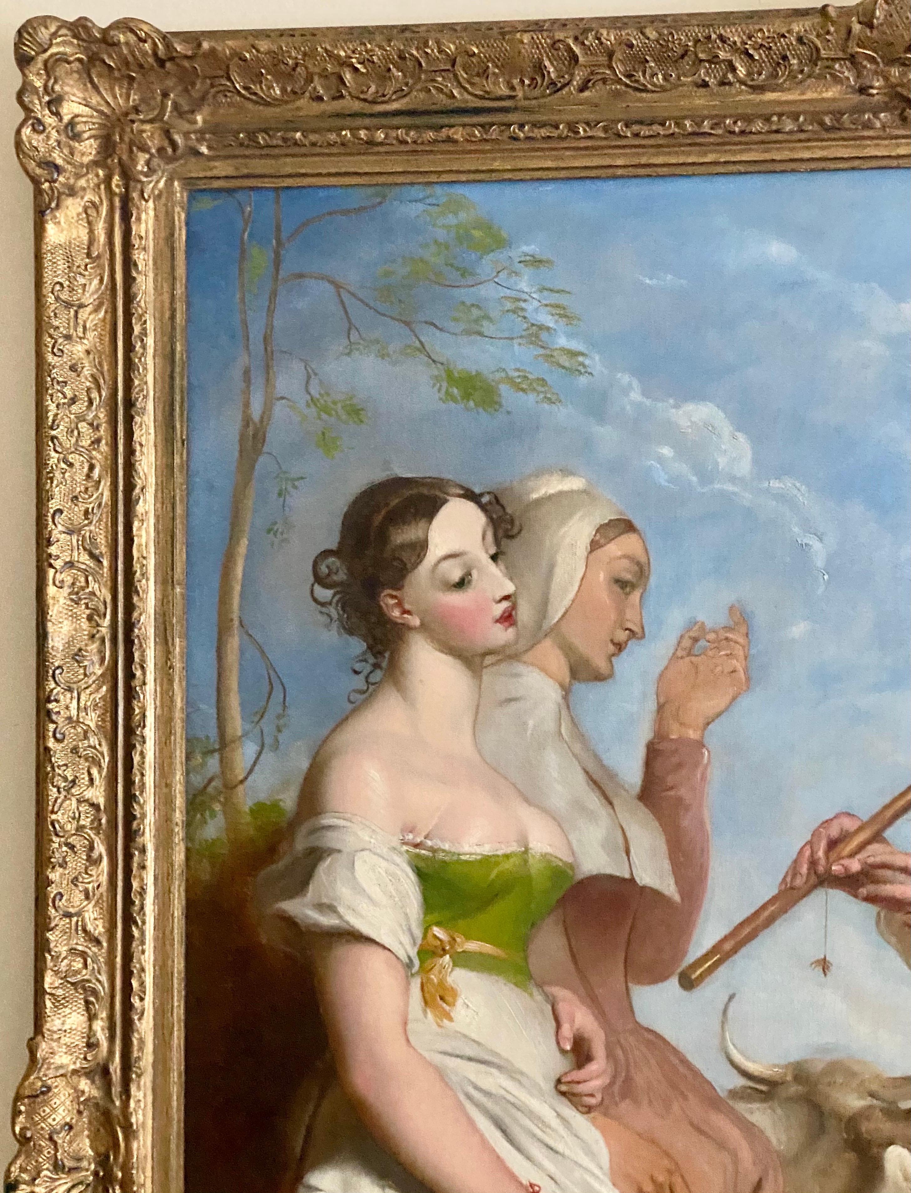 Huge Early 19th Century Oil on Canvas Painting In Good Condition In London, GB