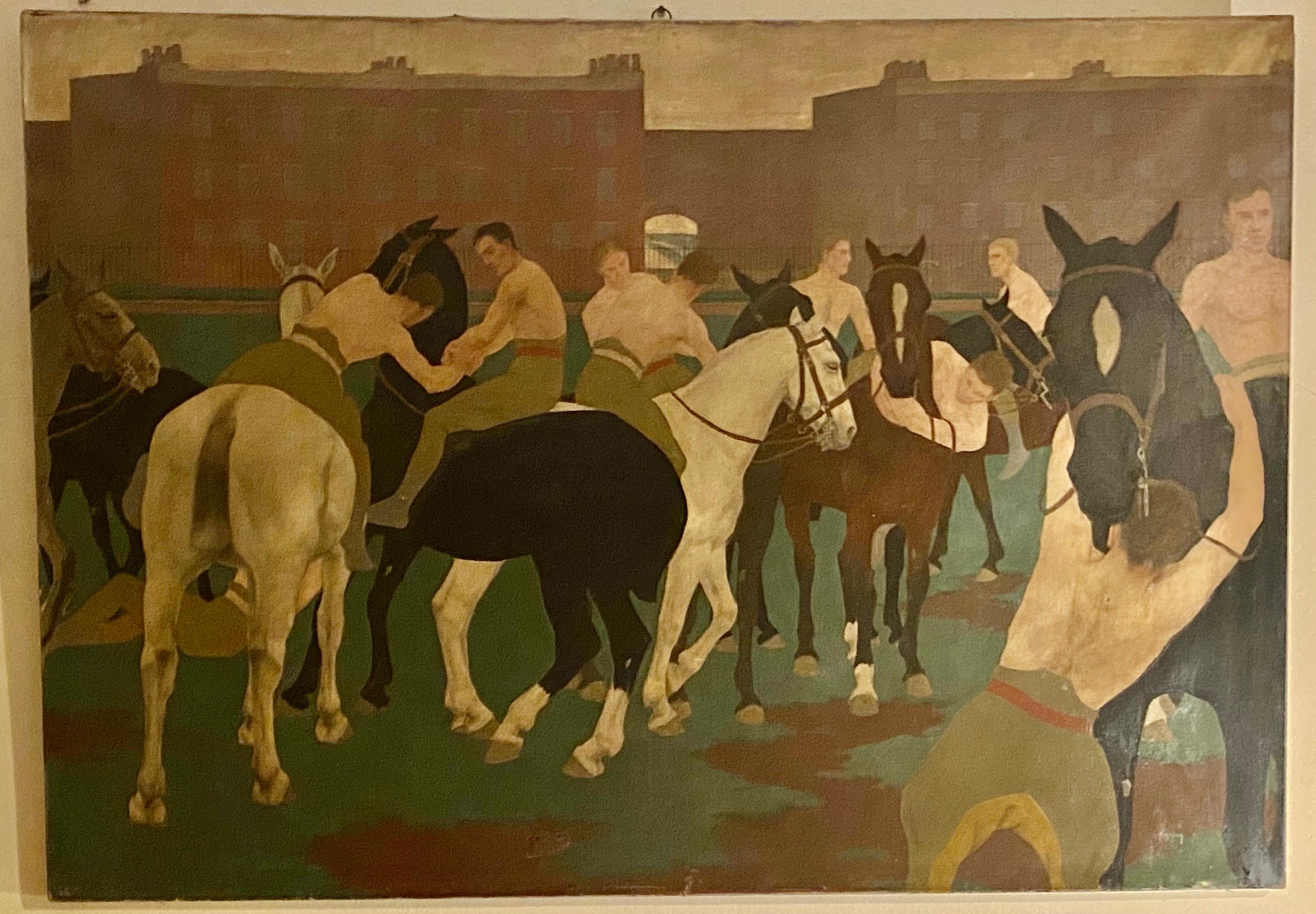 Huge Impressive Painting, by Eleanor Barbara Shiffner 1896-1982 'British' For Sale 11