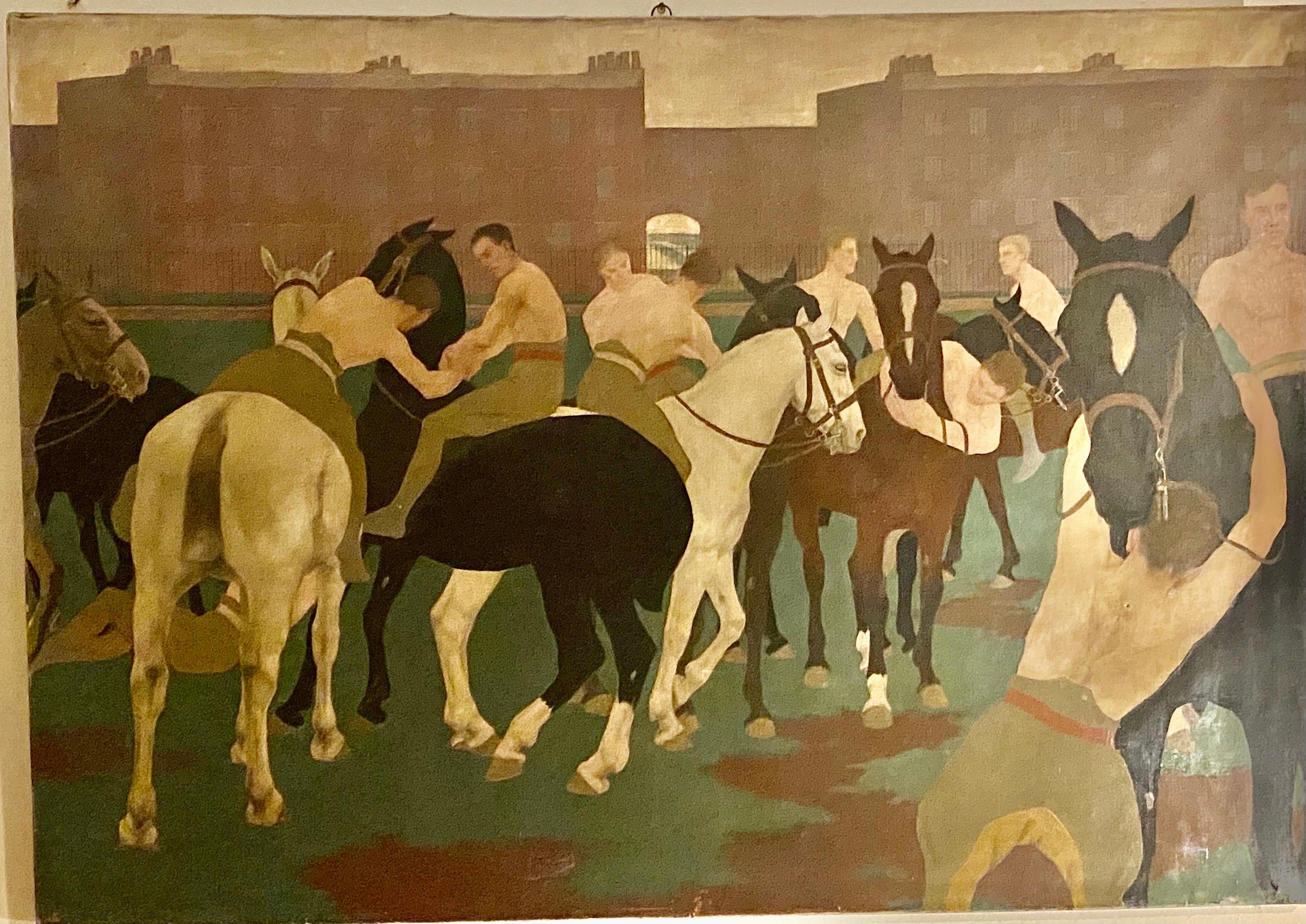 Huge Impressive Painting, by Eleanor Barbara Shiffner 1896-1982 'British' For Sale 13