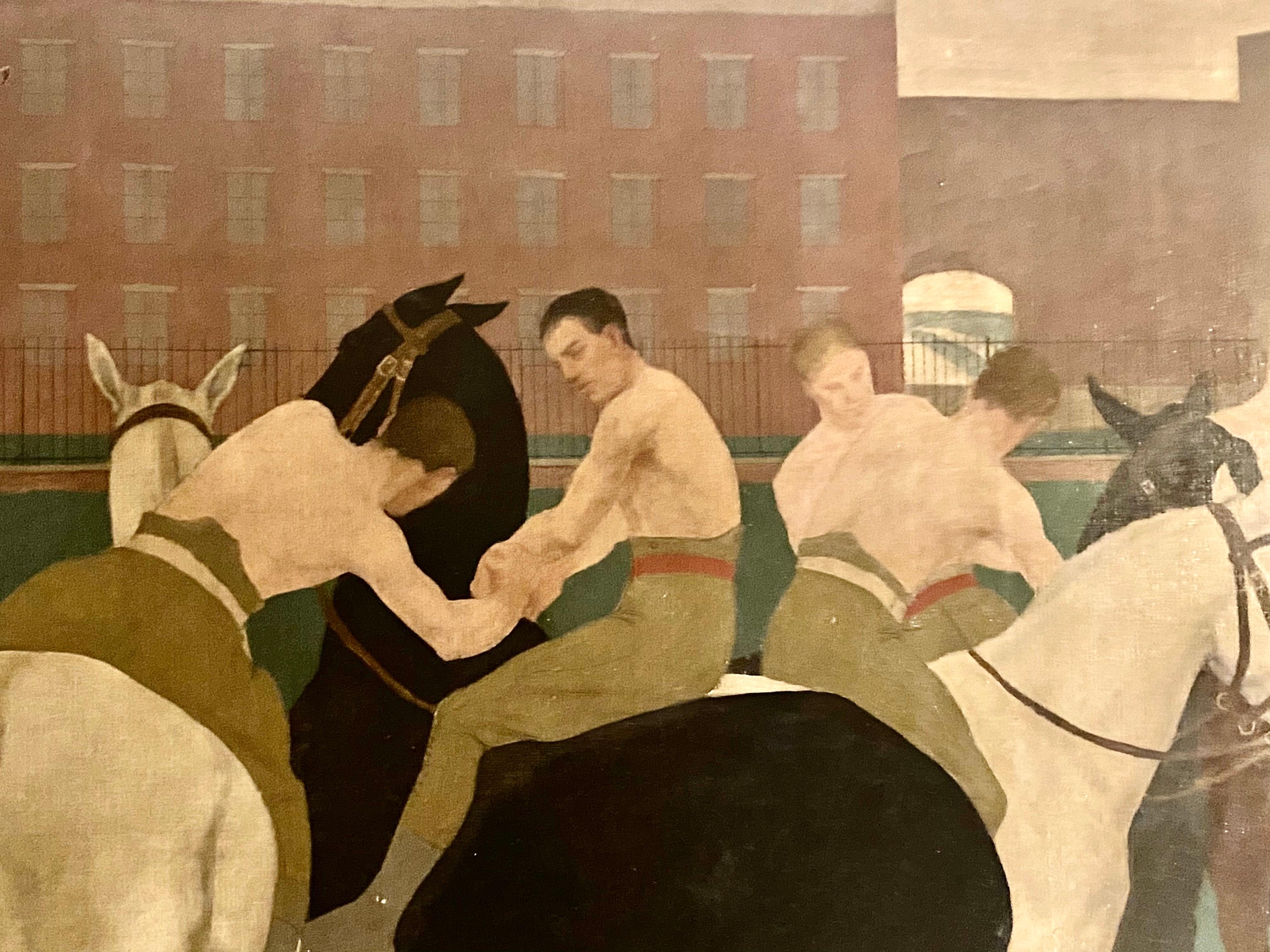 Huge Impressive Painting, by Eleanor Barbara Shiffner 1896-1982 'British' In Good Condition For Sale In London, GB
