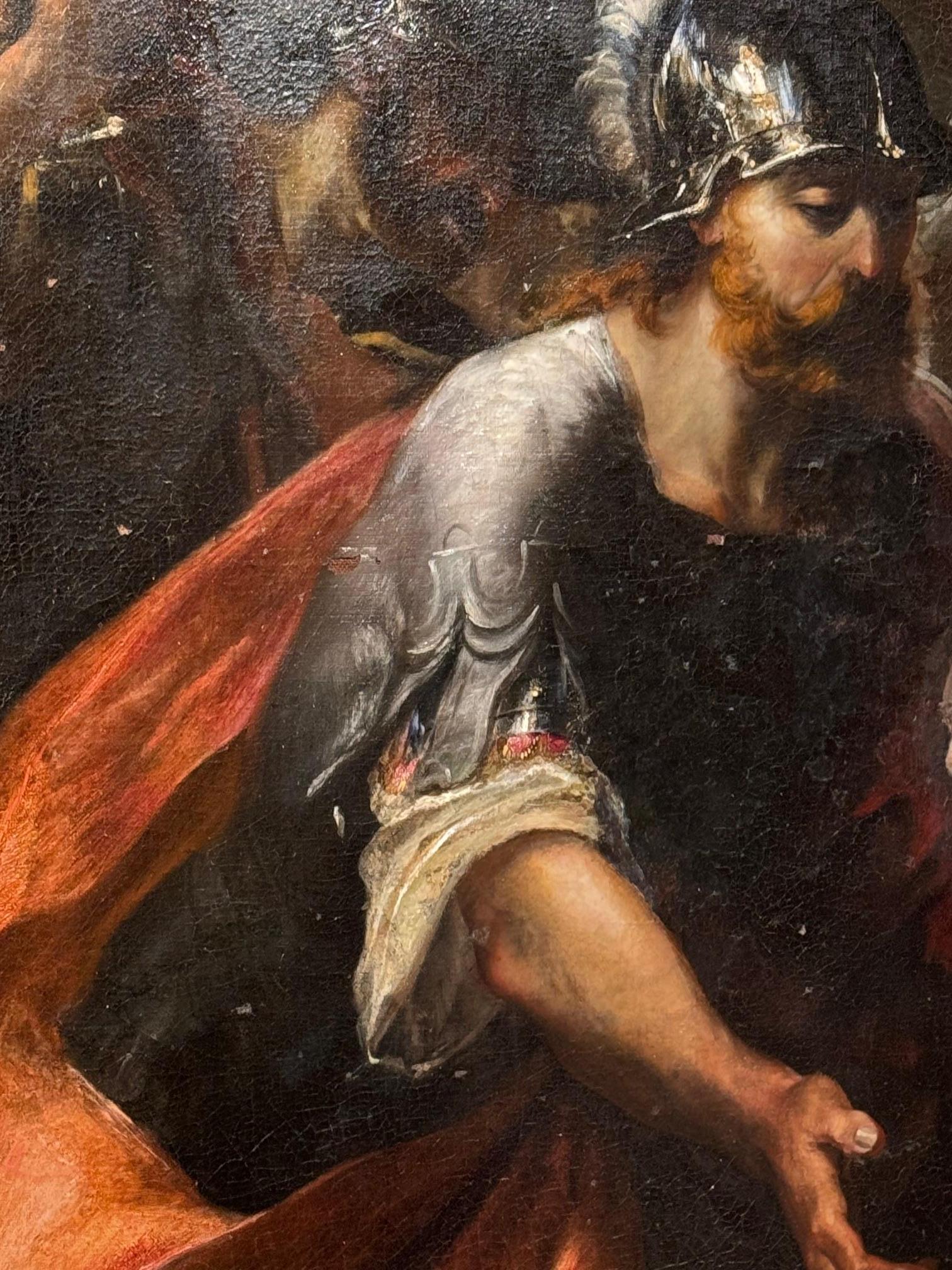 Una pintura enorme ,  Escena bíblica , Escuela florentina de finales del siglo XVII. en venta 4