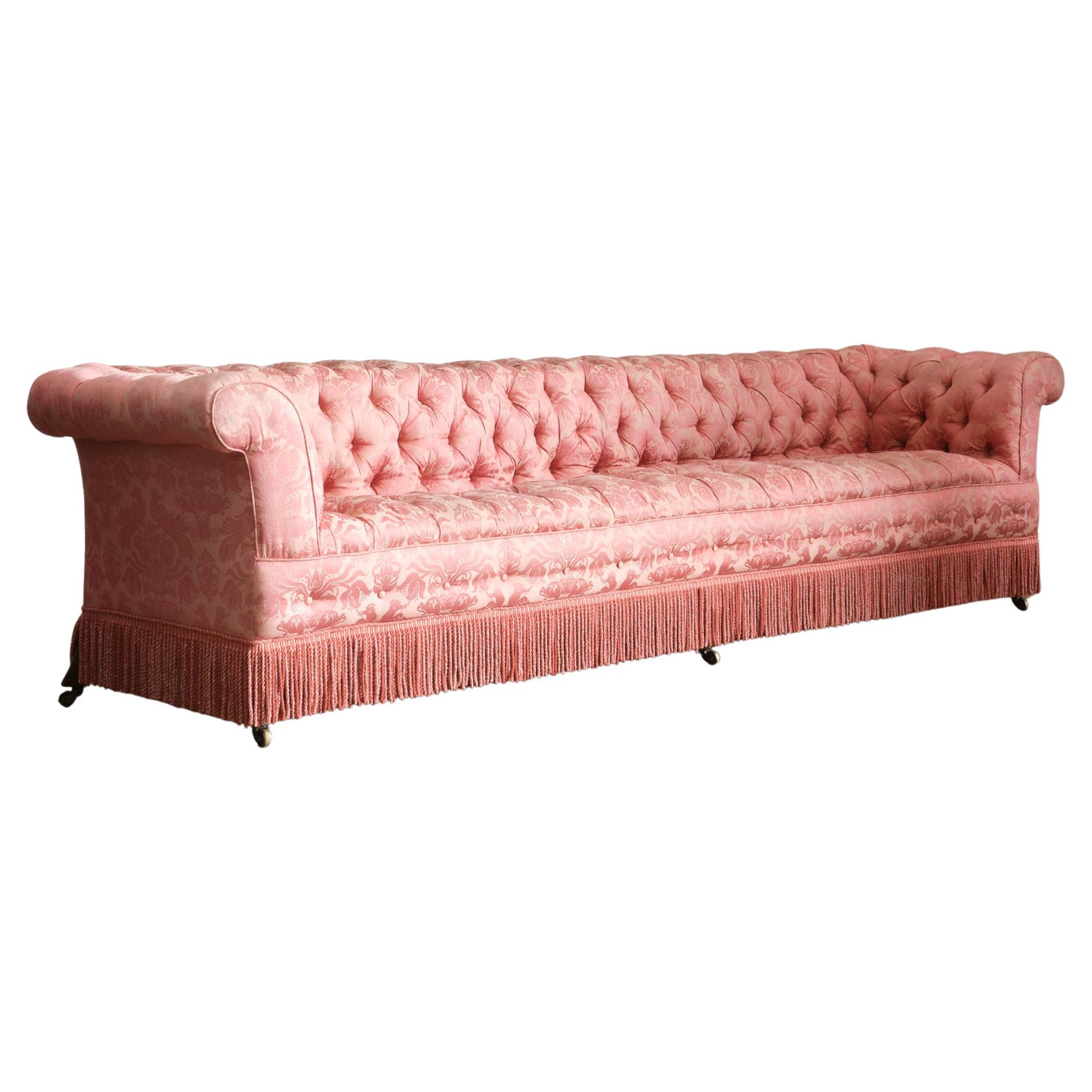 A Huge Rare 19th Century Chesterfield sofa For Sale